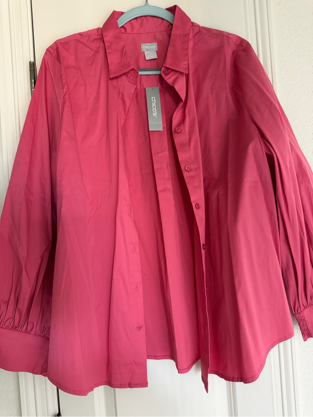Chico's French Rose Button-Front Women's Shirt Size 3.5 (XL)
